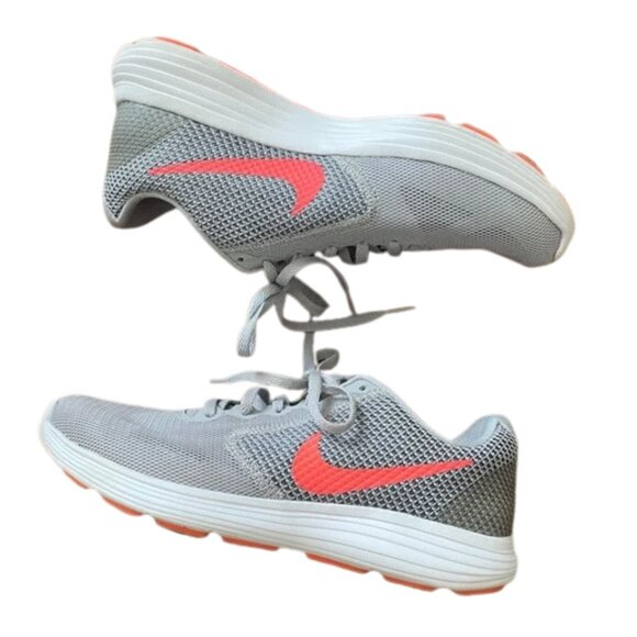 Nike Revolution 3 Running Sneakers Grey Women’s Size 7.5 - Picture 5 of 7